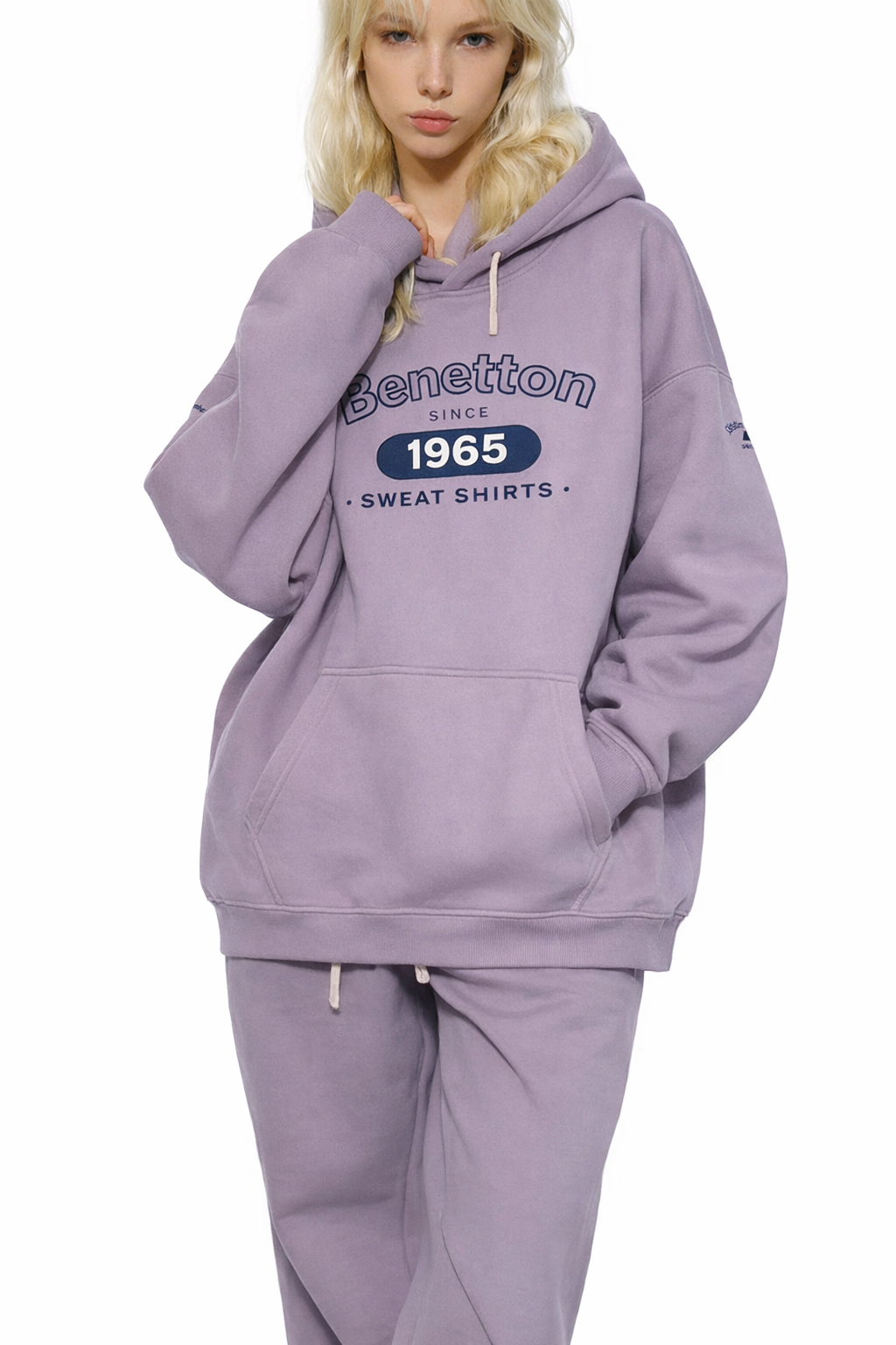 BENETTON F1 Oversize Fleeced Hoodie