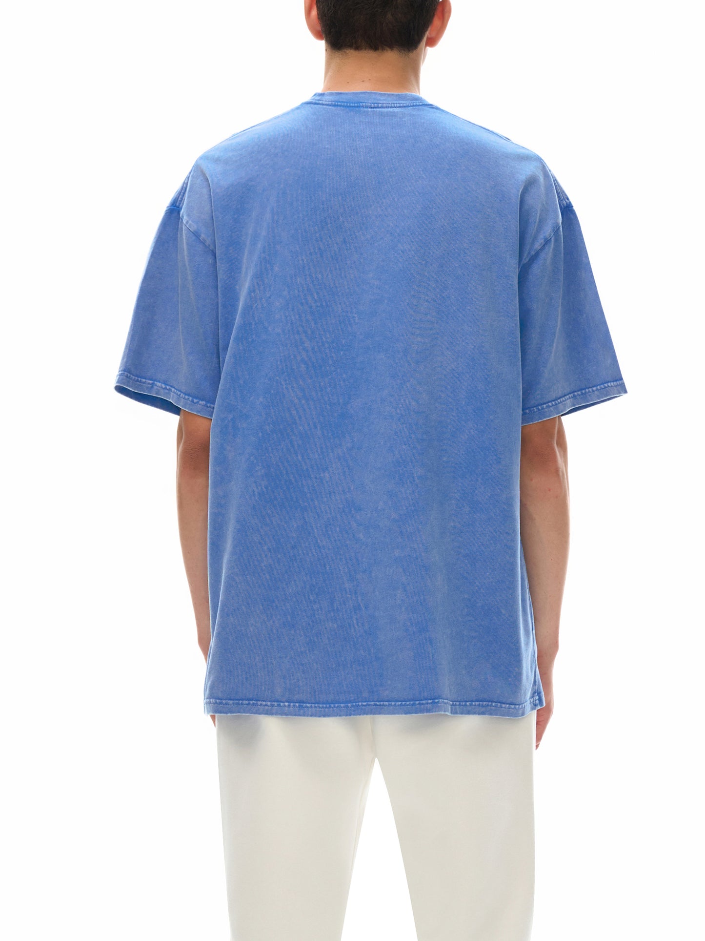 Model wearing L  Light Blue